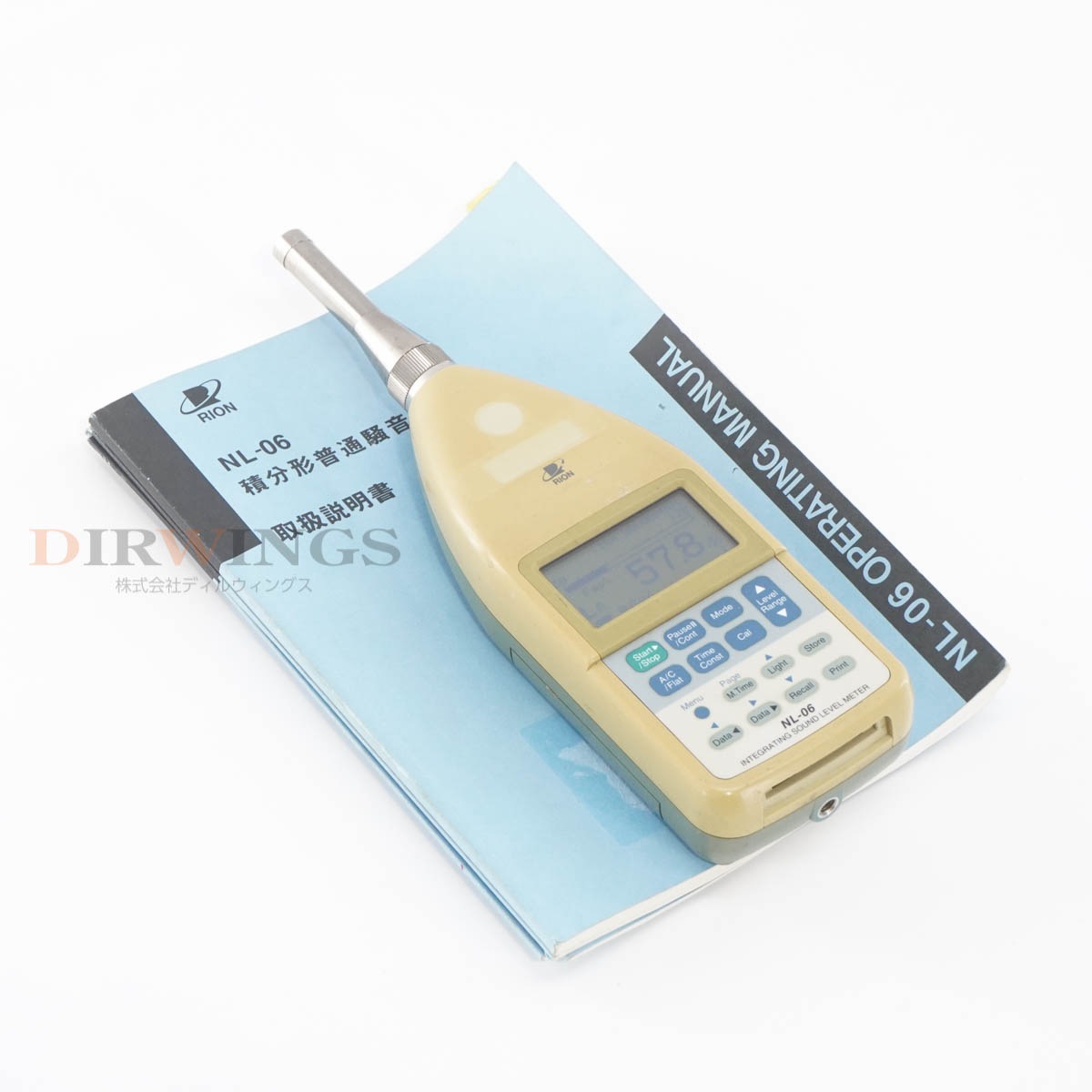[DW]USED 8���ݾ� ����2026ǯ4��ޤ�ͭ�� RION NL-06 INTEGRATING SOUND LEVEL METER ��ʬ������������ ������ɥ�٥�᡼...[06718-0029]