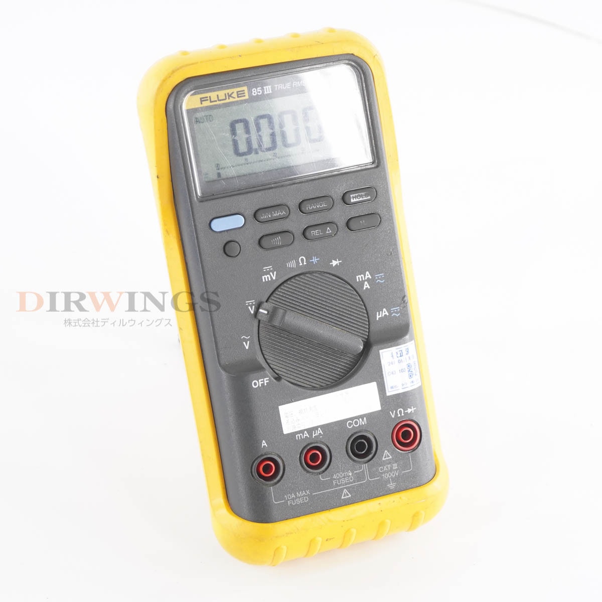 [DW]USED 8���ݾ� ����2024ǯ1����� FLUKE 85 III DMM TRUE RMS MULTIMETER DIGITAL MULTIMETER �ǥ�����ޥ���᡼���� ...[05355-0085]