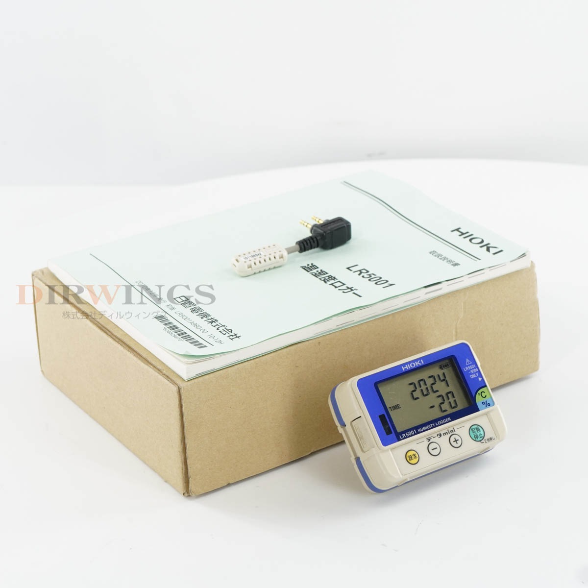 [DW]USED 8���ݾ� HIOKI LR5001 �ǡ���mini HUMIDITY LOGGER �����٥����� �ǡ����ߥ� �谷������ [06704-0026]