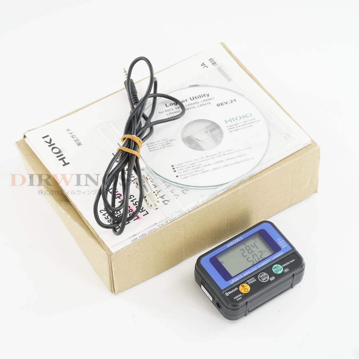 [DW]USED 8���ݾ� HIOKI LR8514 LR8514D WIRELESS HUMIDITY LOGGER �磻��쥹�����٥����� �����٥��󥵡��� Z2011 ���ե�...[06704-0038]