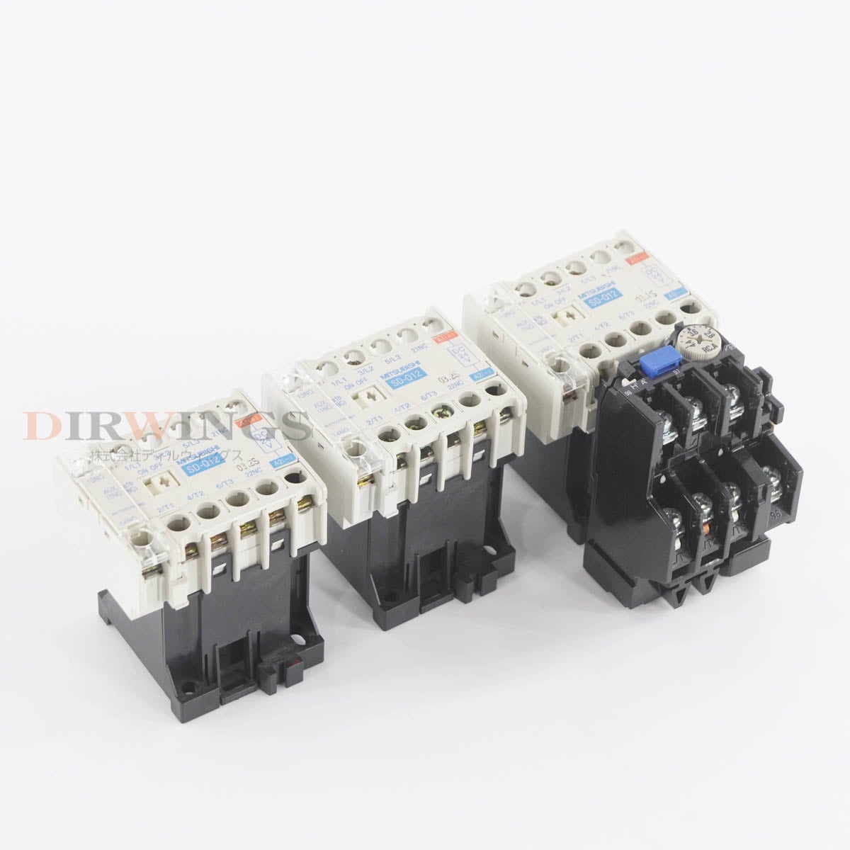 [PG]USED 8���ݾ� 3�ĥ��å� MITSUBISHI SD-Q12 �ⴶ�٥��󥿥����� �㰵���Ĵ� �ż��ܿ��� MAGNETIC CONTACTOR TH-N12 [06742-0115]