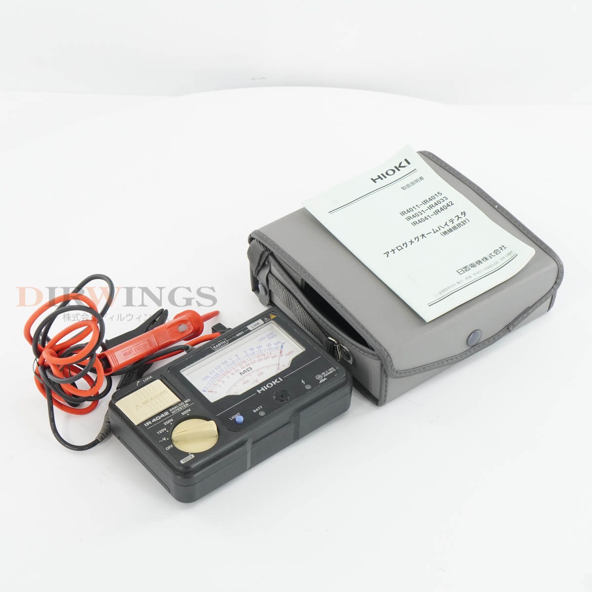DW]USED 8日保証 HIOKI IR4042 ANALOG MΩ HiTESTER アナログメグオーム 