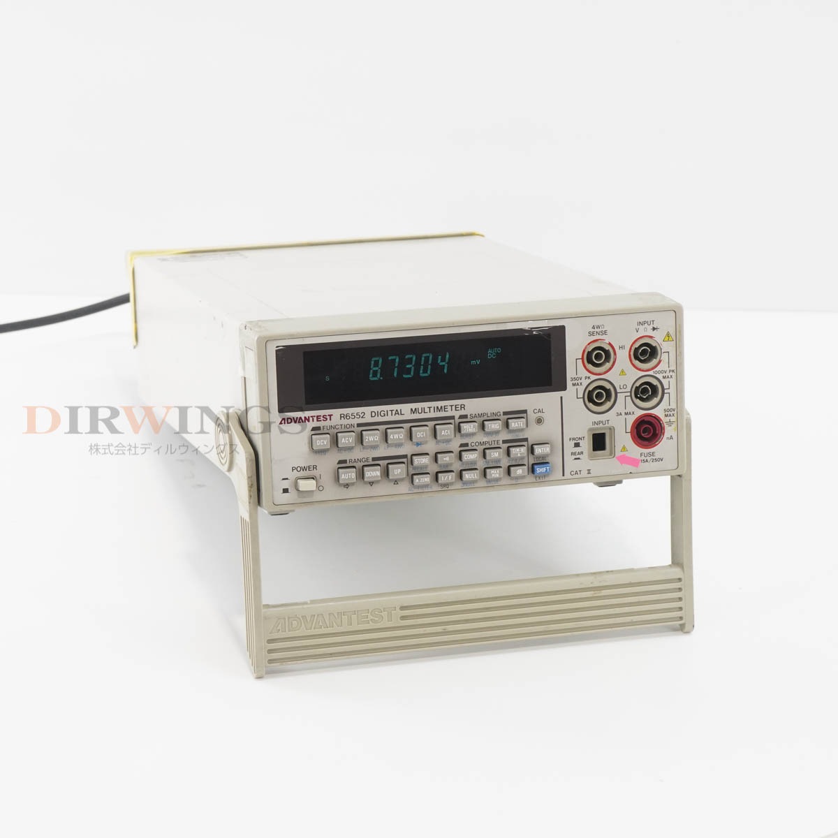 [DW]USED  ADVANTEST R6552 DMM DIGITAL MULTIMETER �ǥ�����ޥ���᡼���� [06811-0006]