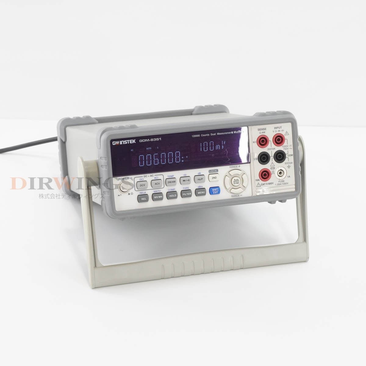[DW]USED 8���ݾ� GW Instek GDM-8351 DMM 120000 Counts Dual Measurement Multimeter Digital Multimeter �ǥ�����ޥ��...[06834-0004]