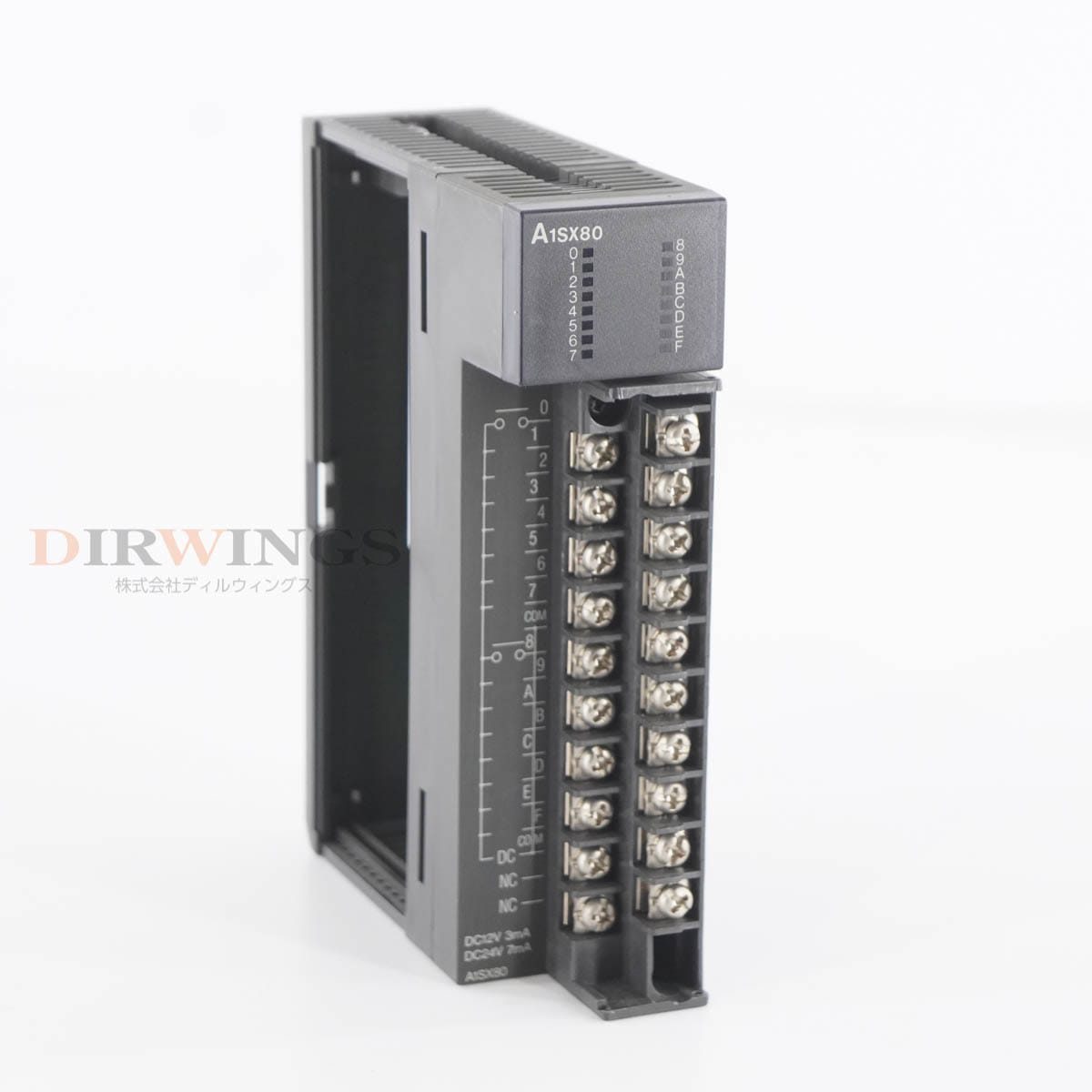 [PG]USED 8���ݾ� MITSUBISHI A1SX80 INPUT UNIT DC���ϥ�˥å� PLC �������󥵡� �ץ�����ޥ֥륳��ȥ����顼 [06742-0043]