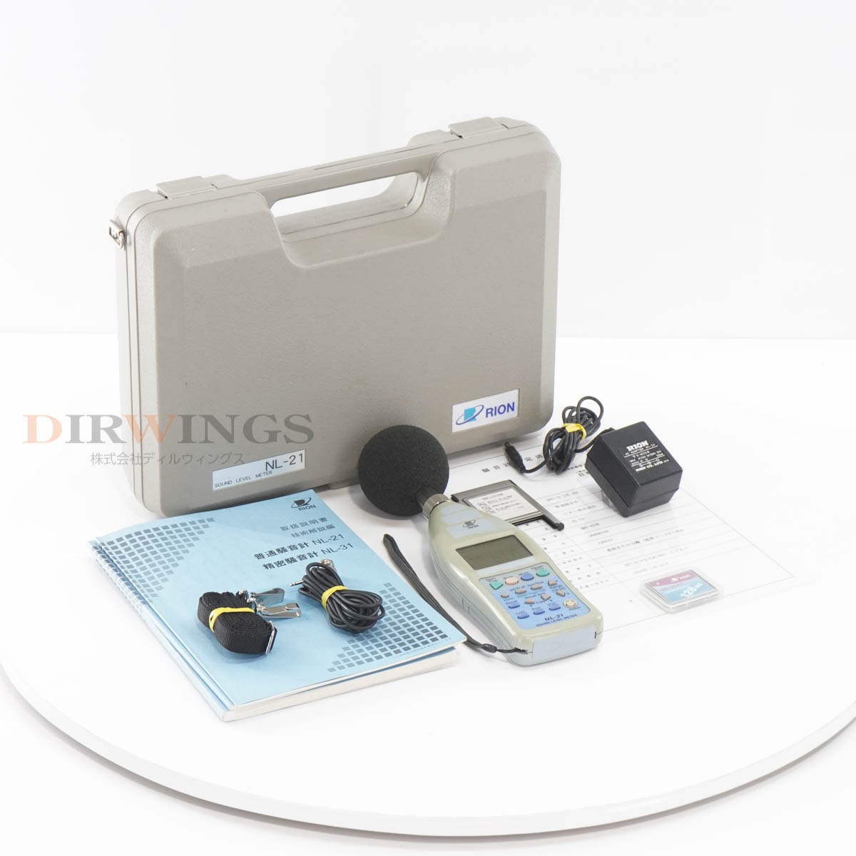 [DW]USED 8���ݾ� ����2026ǯ1��ͭ������ RION NL-21 SOUND LEVEL METER ���������� ������ɥ�٥�᡼���� UC-52 NH-21 M...[06788-0165]