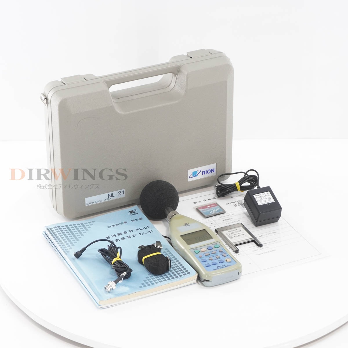 [DW]USED 8���ݾ� ����2026ǯ10��ͭ������ RION NL-21 SOUND LEVEL METER ���������� ������ɥ�٥�᡼���� UC-52 NH-21 ...[06788-0166]