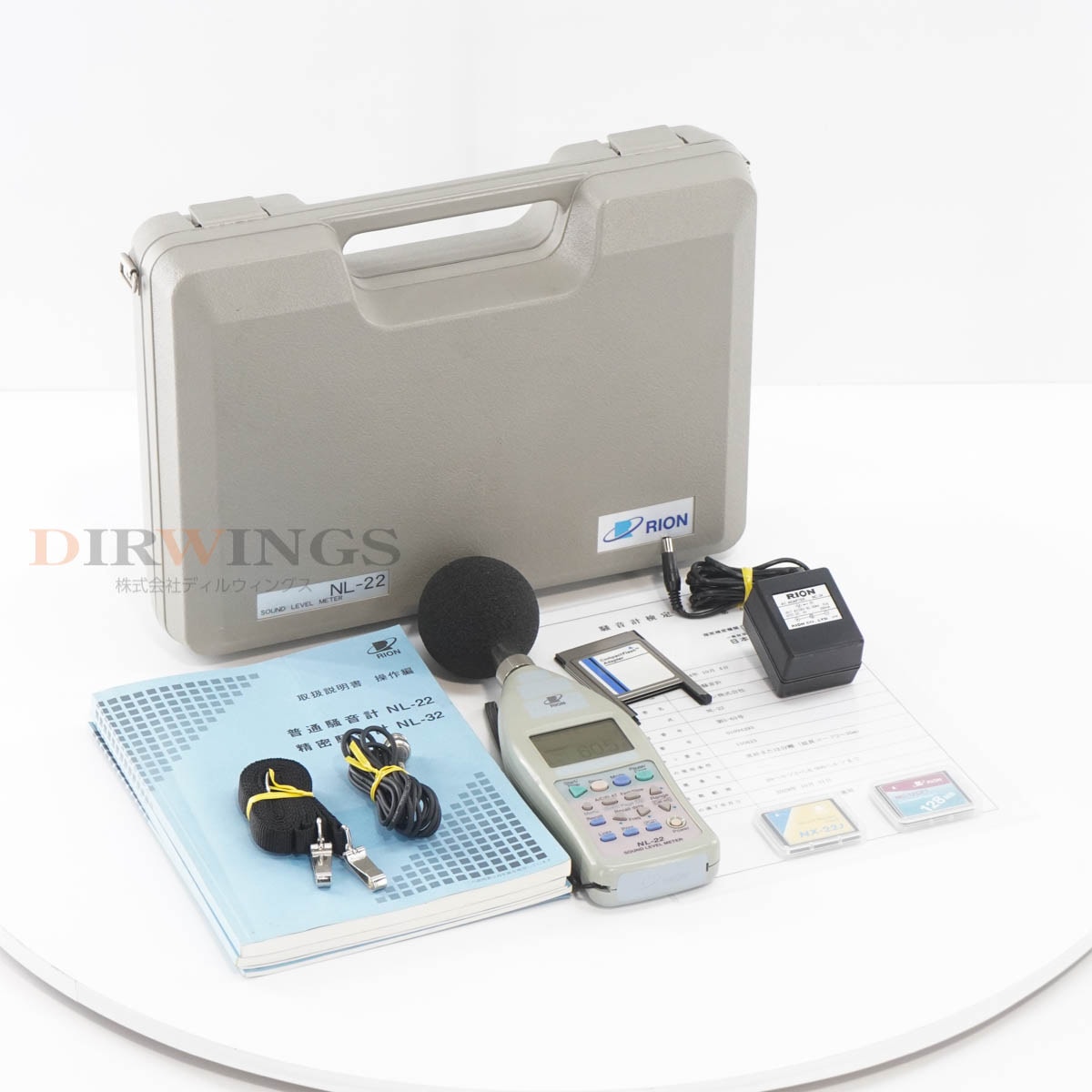 [DW]USED 8���ݾ� ����2029ǯ10��ͭ������ RION NL-22 SOUND LEVEL METER ���������� ������ɥ�٥�᡼���� UC-52 NH-21 ...[06788-0167]