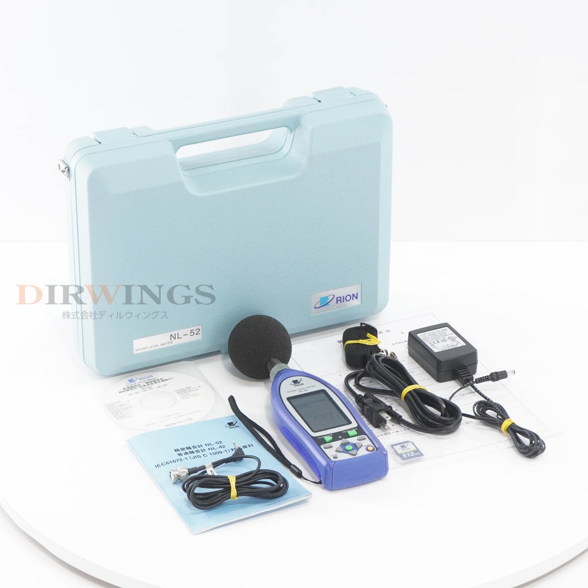 [DW]USED 8���ݾ� 03/2024CAL RION NL-52 SOUND LEVEL METER ��̩������ ������ɥ�٥�᡼���� UC-59 NH-25 MC-51SD1 AC...[06788-0168]