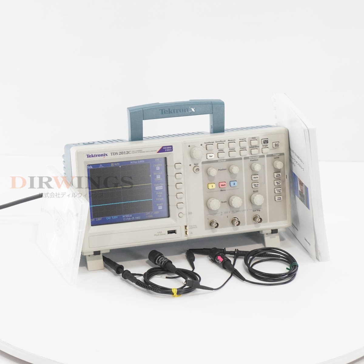 [DW]USED 8���ݾ� Tektronix TDS 2012C TDS2012C DIGITAL STORAGE OSCILLOSCOPE �������������� 2ch 100MHz 2GS/s TPP0201*...[06788-0271]