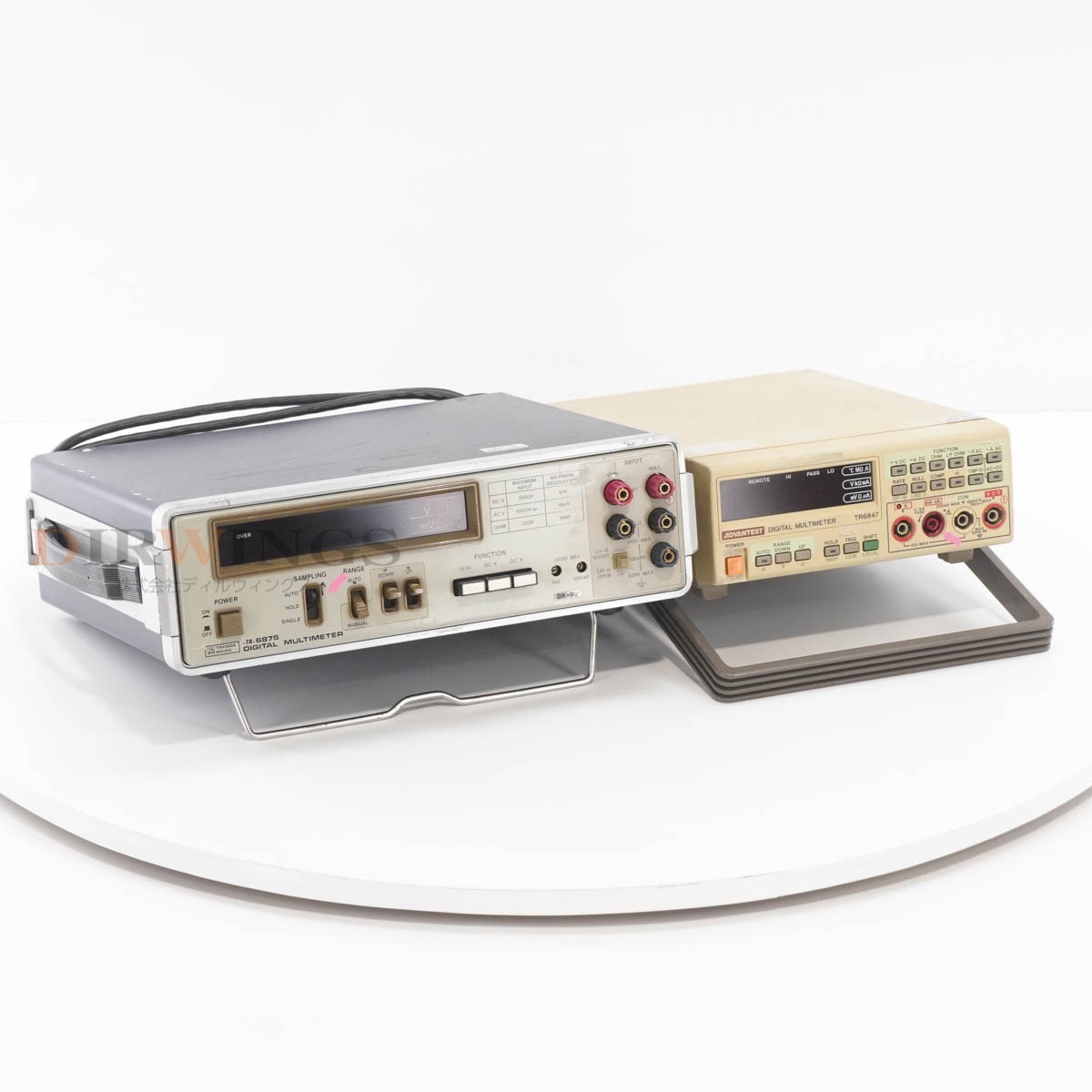 [DW]USED 8���ݾ� ���å� TakedaRiken ADVANTEST TR6847 TR6875 DMM DIGITAL MULTIMETER �ǥ�����ޥ���᡼���� [06798-0034]