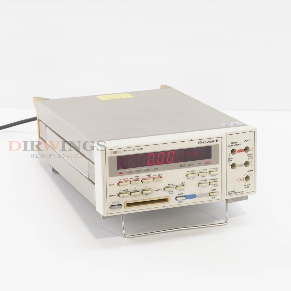 [DW]USED 8���ݾ� 04/2023CAL YOKOGAWA 7561 756101-C-1 DMM DIGITAL MULTIMETER �ǥ�����ޥ���᡼���� [06798-0048]