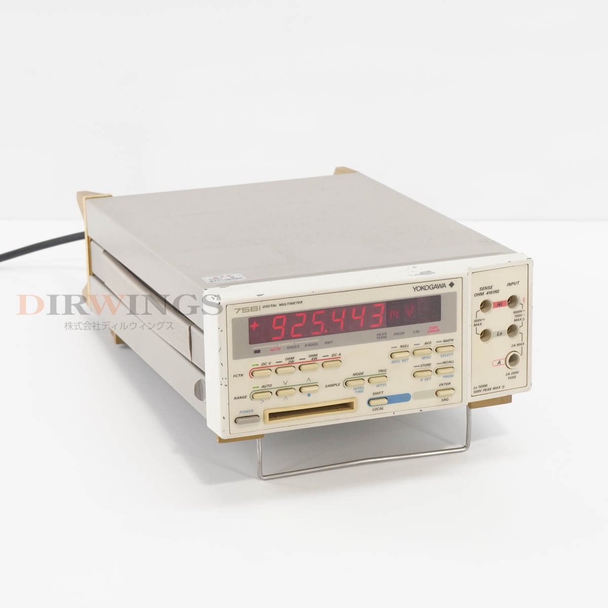 [DW]USED 8���ݾ� 04/2023CAL YOKOGAWA 7561 756102-B-1 DMM DIGITAL MULTIMETER �ǥ�����ޥ���᡼���� [06798-0051]