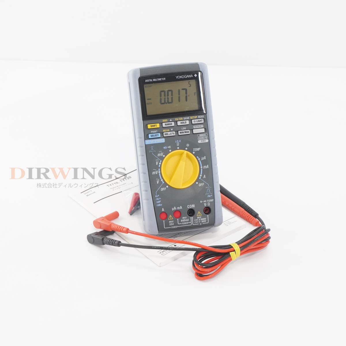 [DW]USED 8���ݾ� ����2025ǯ6��ޤ�ͭ�� YOKOGAWA TY720 DMM DIGITAL MULTIMETER �ǥ�����ޥ���᡼���� �谷������ [06789-0007]