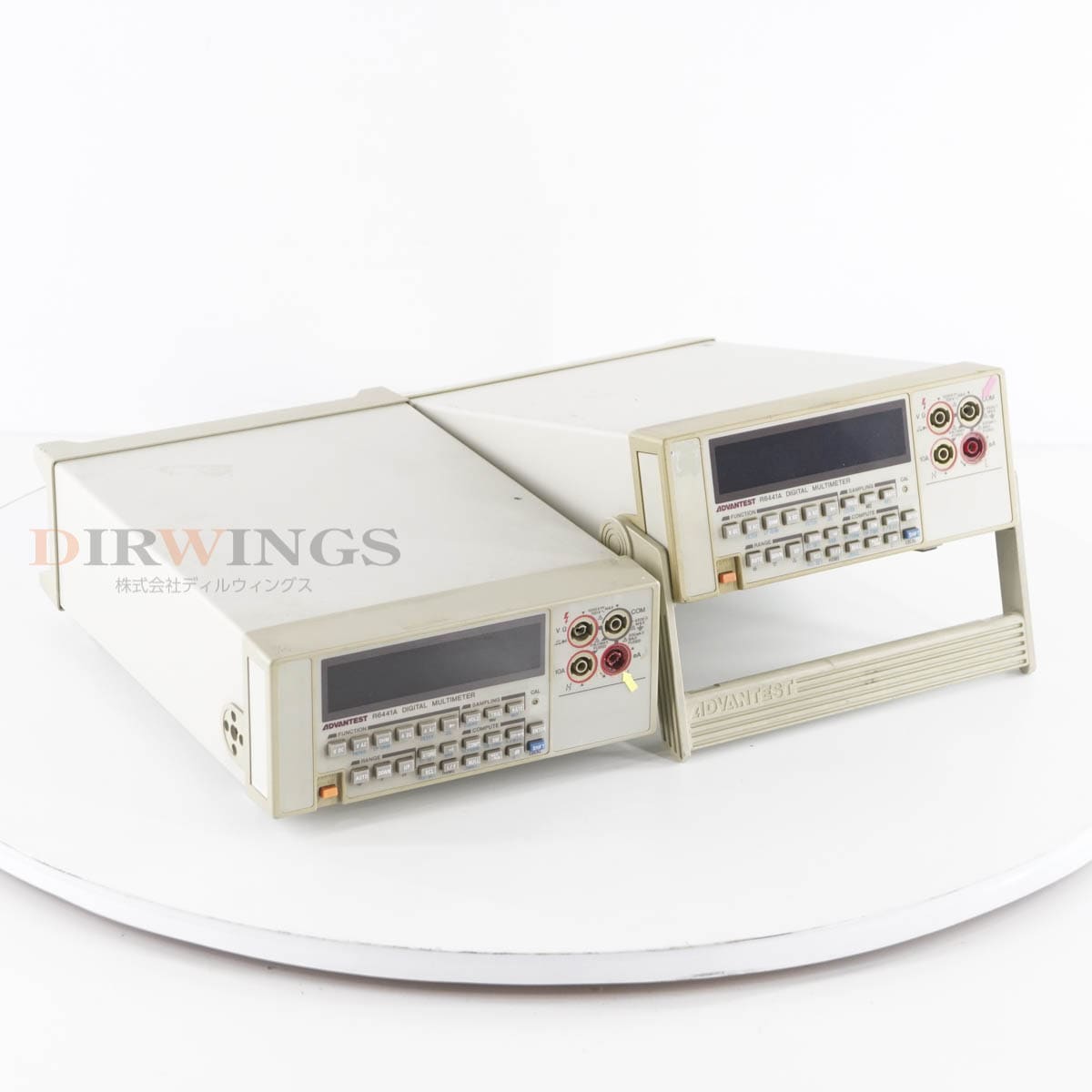 [DW]USED 8���ݾ� 2�楻�å� ADVANTEST R6441A DMM DIGITAL MULTIMETER �ǥ�����ޥ���᡼���� R13220 [06856-0012]