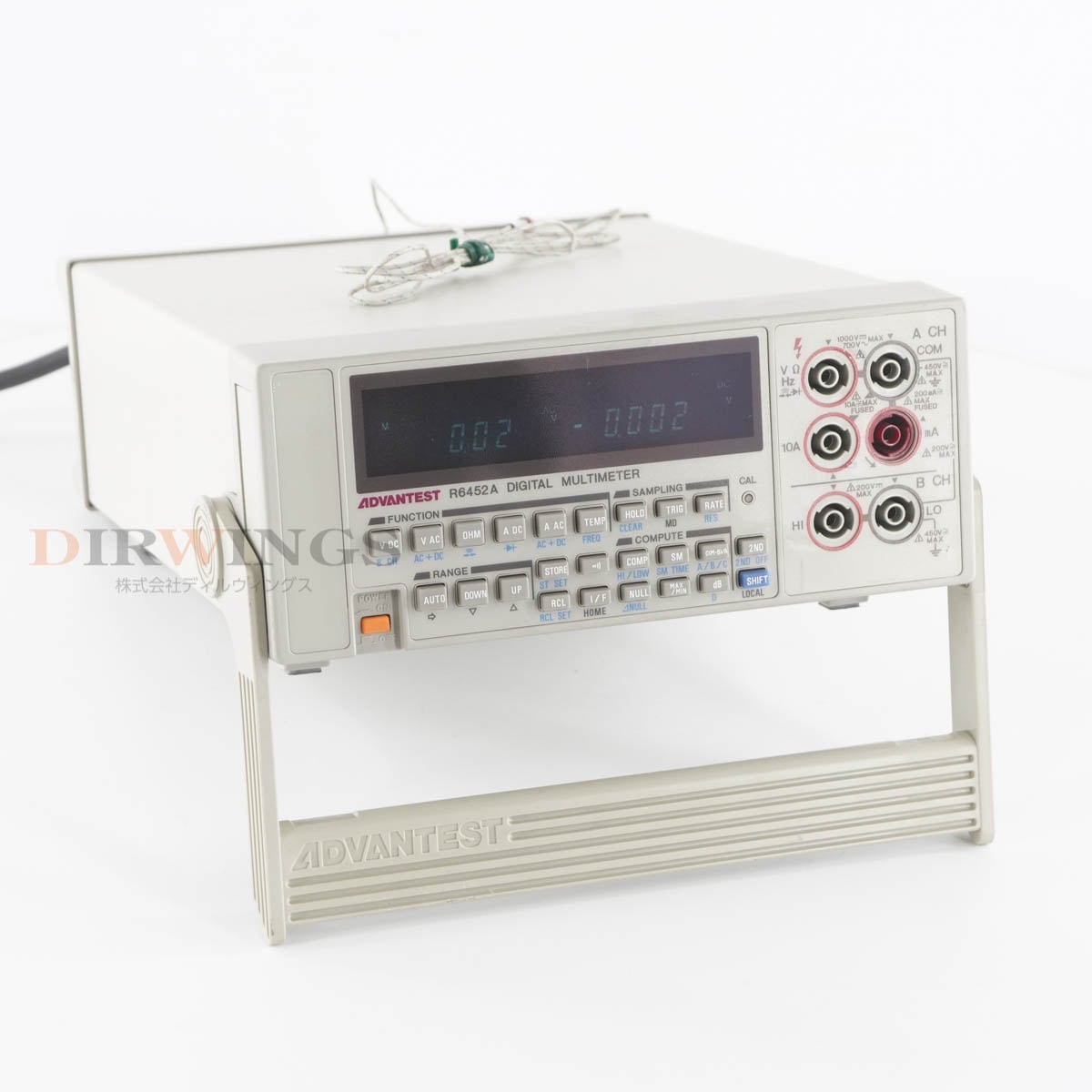 [DW]USED 8���ݾ� ADVANTEST R6452A DMM DIGITAL MULTIMETER �ǥ�����ޥ���᡼���� R13220 [06856-0024]