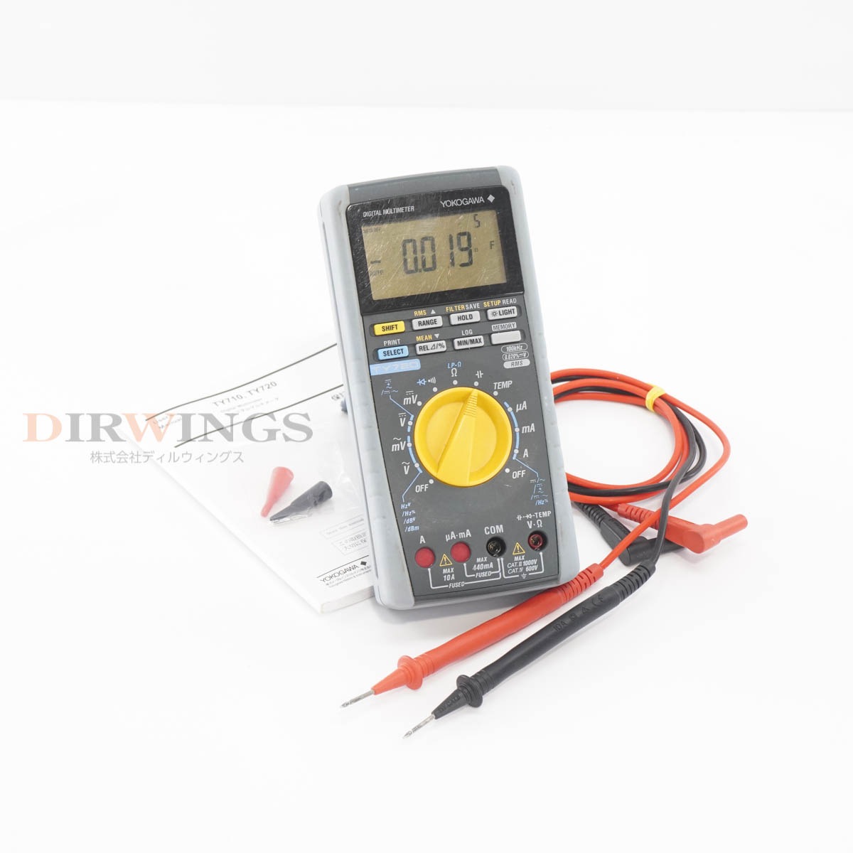 [DW]USED 8���ݾ� YOKOGAWA TY720 DMM DIGITAL MULTIMETER �ǥ�����ޥ���᡼���� �谷������ [06788-0217]