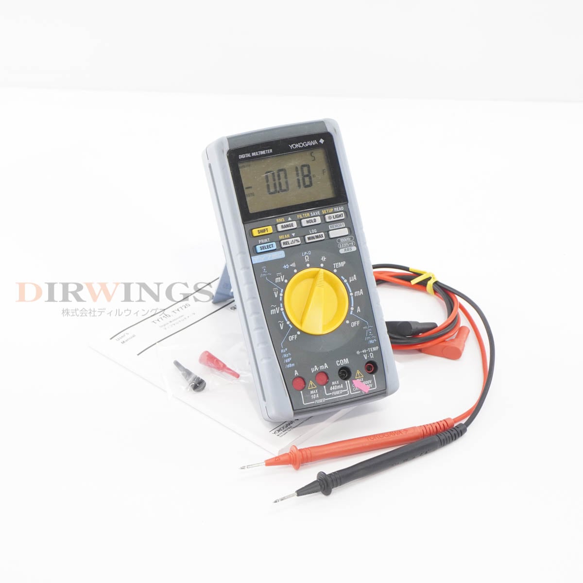 [DW]USED 8���ݾ� YOKOGAWA TY720 DMM DIGITAL MULTIMETER �ǥ�����ޥ���᡼���� �谷������ [06788-0218]
