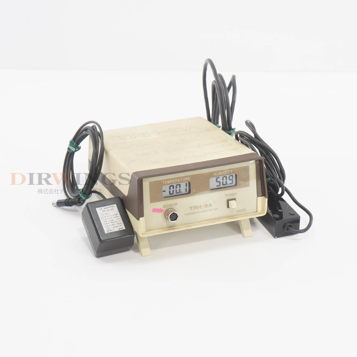 [DW]USED 8���ݾ� ���ɥƥ��Υ����� TRH-3A THERMO-HYGRO METER �ǥ����벹���ٷ� THP-13 AC�����ץ��� [06793-0037]