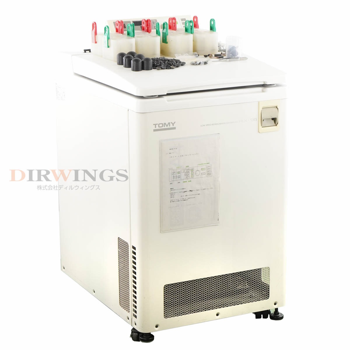 [DW]USED 8���ݾ� TOMY RLX-135 LOW SPEED REFRIGERATED CENTRIFUGE ��®��ѱ󿴵� ��ʬΥ�� [06773-0015]