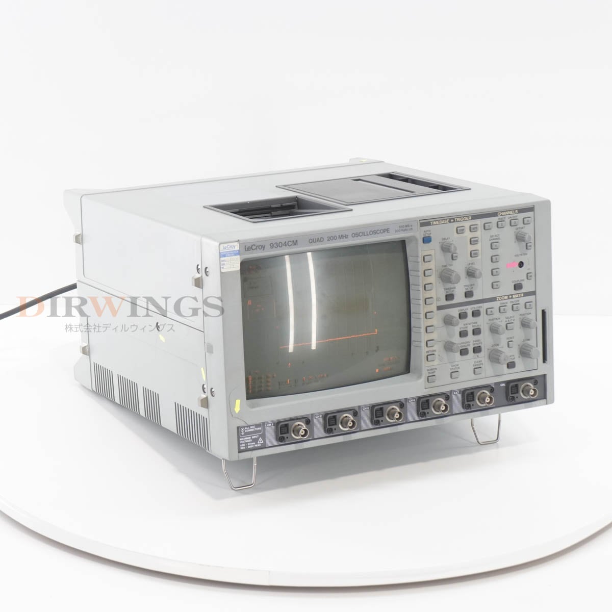 [DW]USED 8���ݾ� LECROY 9304CM DIGITAL OSCILLOSCOPE �ǥ����륪������������ QUAD 200MHz 100MS/s 200Kpts/ch [06801-0031]