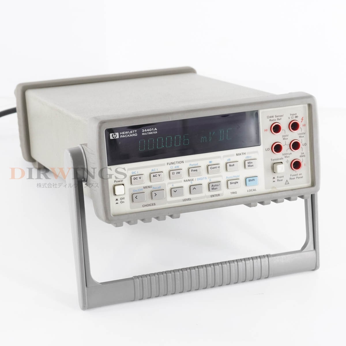 DW]USED 8日保証 hp 34401A DMM DIGITAL MULTIMETER デジタルマルチ 
