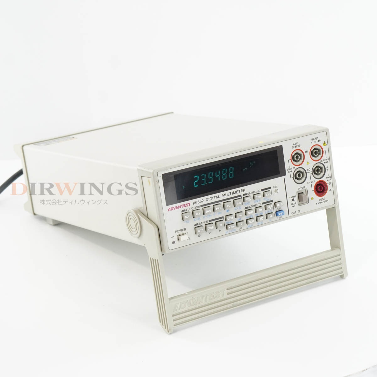 [DW]USED 8���ݾ� ADVANTEST R6552 DMM DIGITAL MULTIMETER �ǥ�����ޥ���᡼���� [06801-0085]