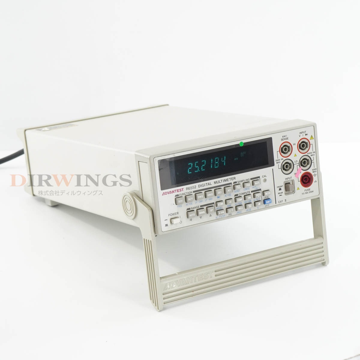 [DW]USED 8���ݾ� ADVANTEST R6552 DMM DIGITAL MULTIMETER �ǥ�����ޥ���᡼���� [06801-0086]