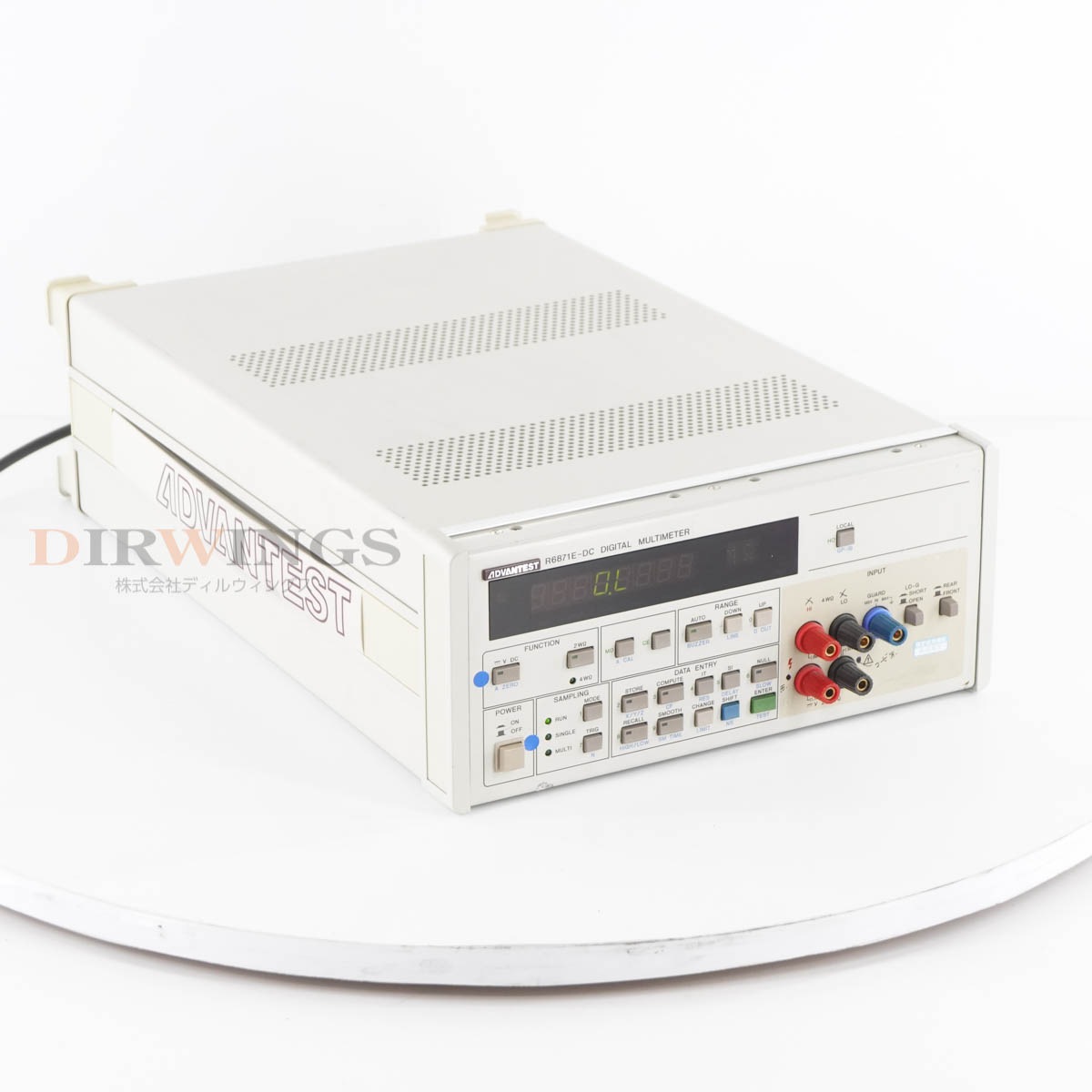 [DW]USED 8���ݾ� ADVANTEST R6871E-DC DMM DIGITAL MULTIMETER �ǥ�����ޥ���᡼���� �Ÿ������� [06801-0089]
