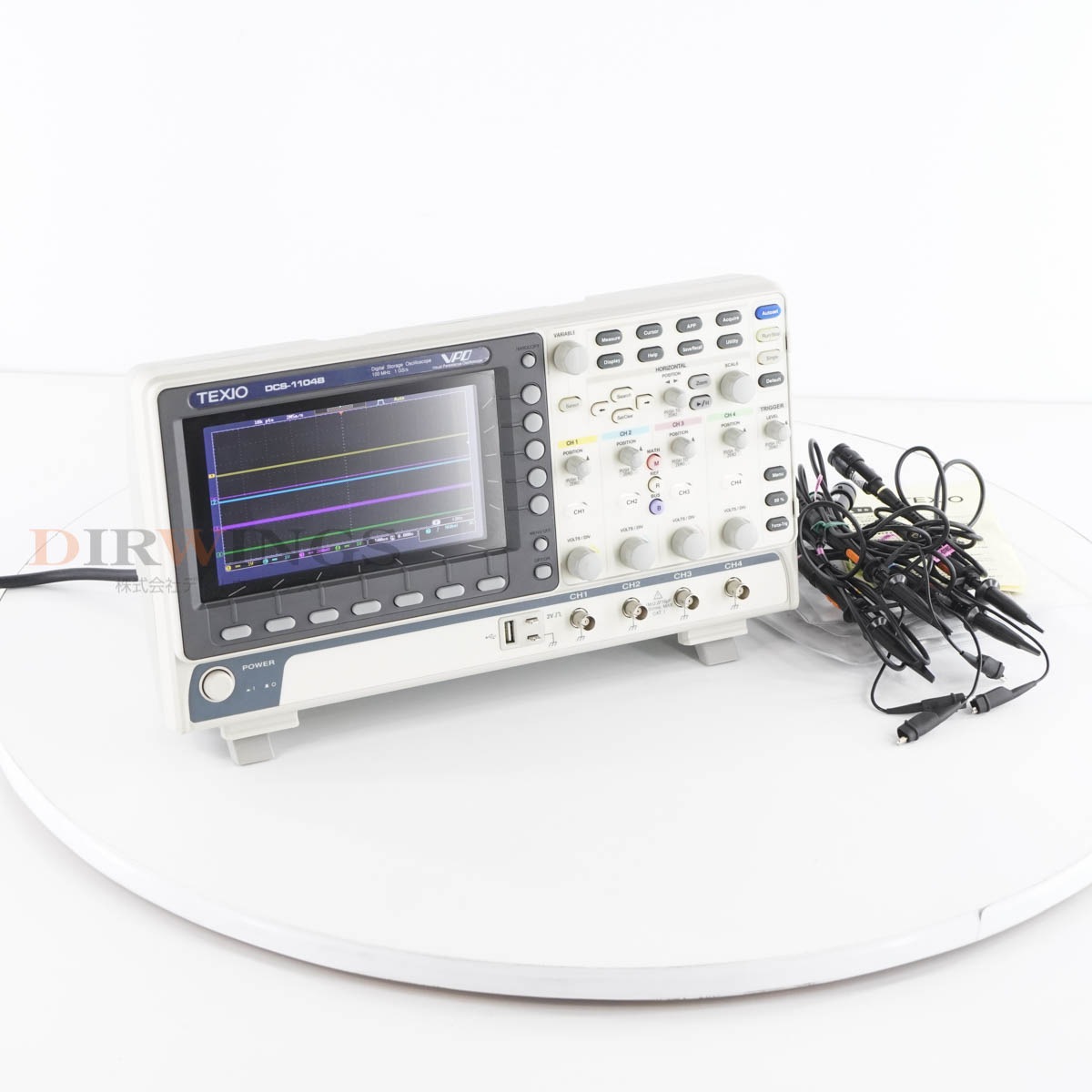 [DW]USED 8���ݾ� TEXIO DCS-1104B VPO DSO Digital Storage Oscilloscope �ǥ����륹�ȥ졼���������������� 100MHz 1GS/s...[06820-0235]