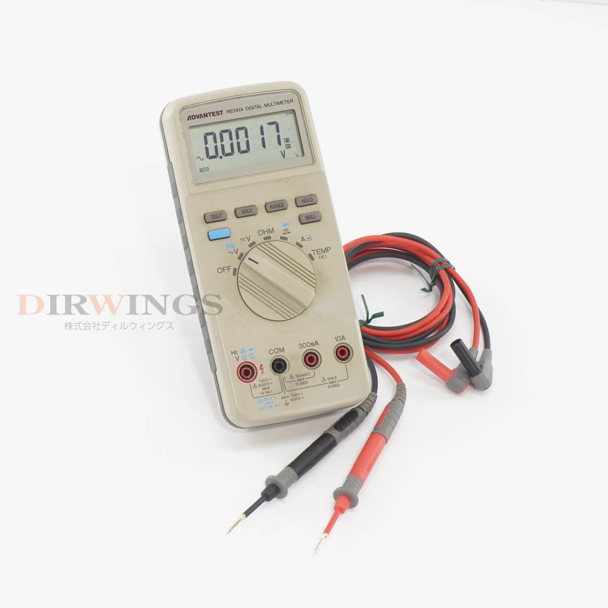[DW]USED 8���ݾ� ADVANTEST R6341A DMM DIGITAL MULTIMETER �ǥ�����ޥ���᡼���� [06820-0475]