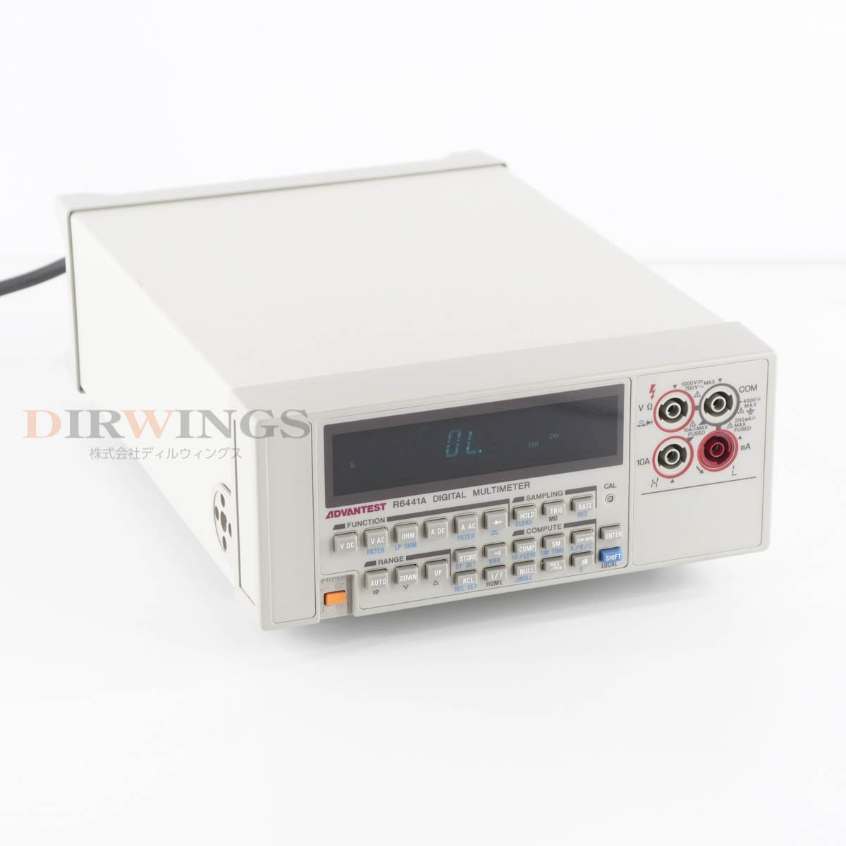 [DW]USED 8���ݾ� ADVANTEST R6441A DMM DIGITAL MULTIMETER �ǥ�����ޥ���᡼���� R13220 [06820-0476]