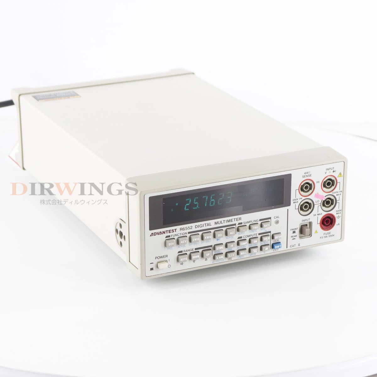 [DW]USED 8���ݾ� ADVANTEST R6552 DMM DIGITAL MULTIMETER �ǥ�����ޥ���᡼���� [06820-0478]