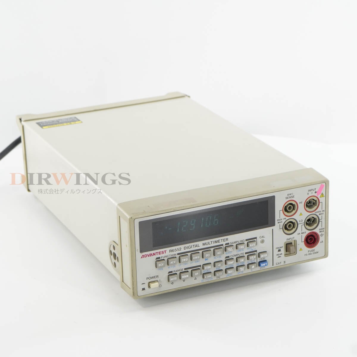 [DW]USED 8���ݾ� ADVANTEST R6552 DMM DIGITAL MULTIMETER �ǥ�����ޥ���᡼���� [06820-0479]