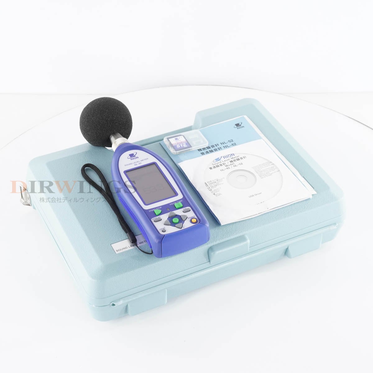 [DW]USED 8���ݾ� RION NL-42 SOUND LEVEL METER ���������� ������ɥ�٥�᡼���� NH-24 UC-52 ���եȥ����� �谷������ [06820-0591]
