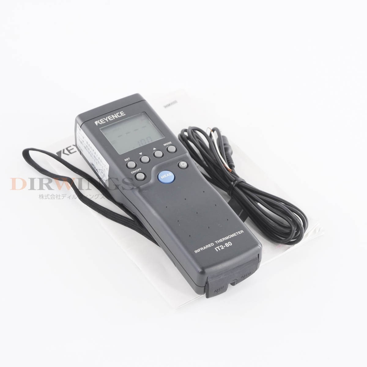 [DW]USED 8���ݾ� KEYENCE IT2-80 INFRARED THERMOMETER ���ܿ��ϥ�ǥ����ٷ� ���ܿ������ٷ� -50~500�� �谷������ [06820-0861]