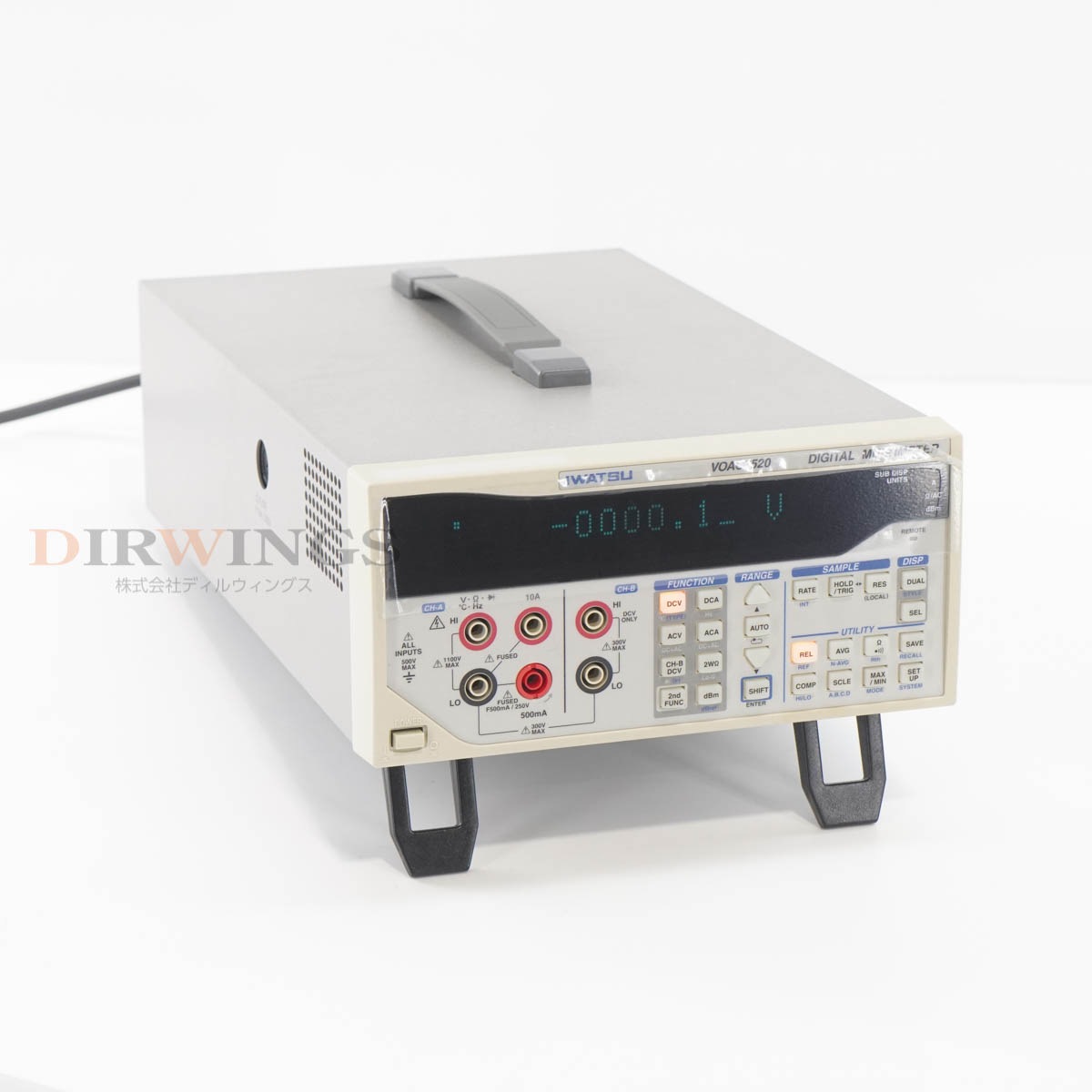 [DW]USED 8���ݾ� IWATSU VOAC7520 DMM DIGITAL MULTIMETER �ǥ�����ޥ���᡼���� SC-351 �Ÿ������� [06943-0004]