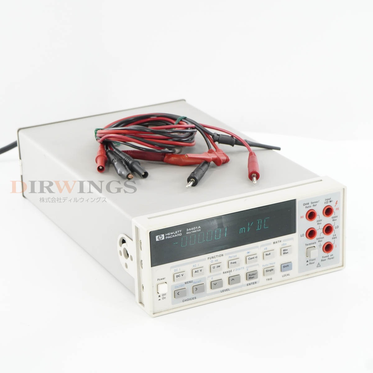[DW]USED 8���ݾ� hp 34401A DMM DIGITAL MULTIMETER �ǥ�����ޥ���᡼���� [06696-0117]