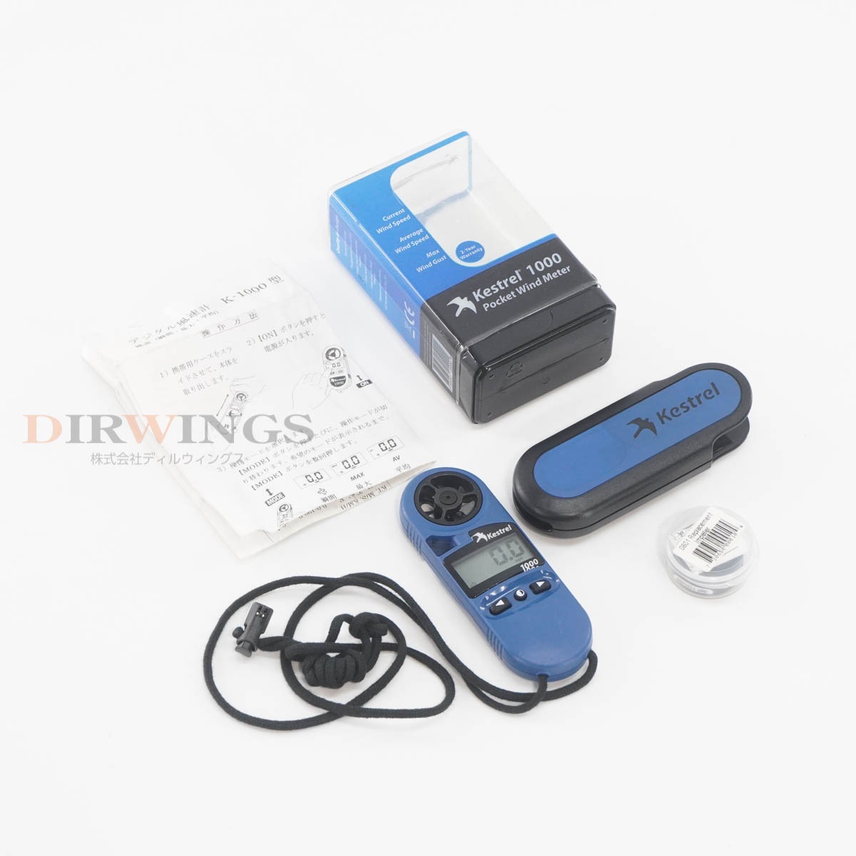[DW]USED 8���ݾ� Kestrel K-1000 1000 Pocket Wind Meter �ǥ�������®�� �ִ� ���� ʿ�� [06820-0842]