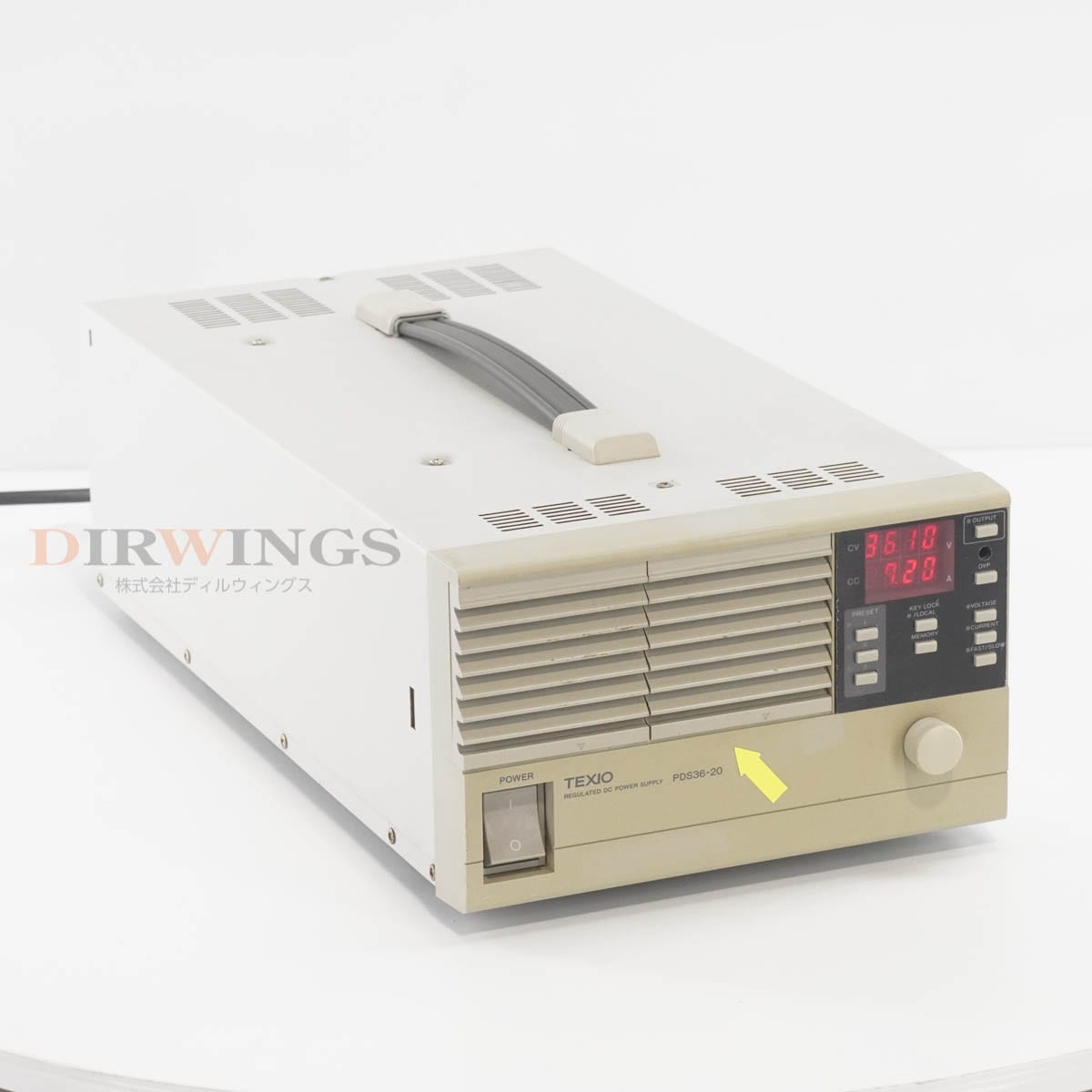 JB]USED 保証なし TEXIO PDS36-20 REGULATED DC POWER SUPPLY