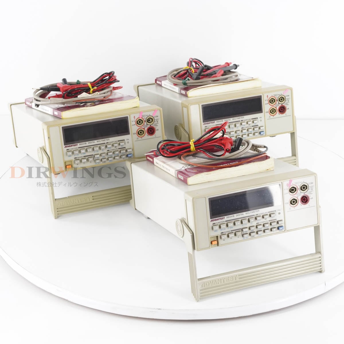 [DW]USED 8���ݾ� 3�楻�å� ADVANTEST R6441B DMM DIGITAL MULTIMETER �ǥ�����ޥ���᡼���� �谷������ [06959-0005]