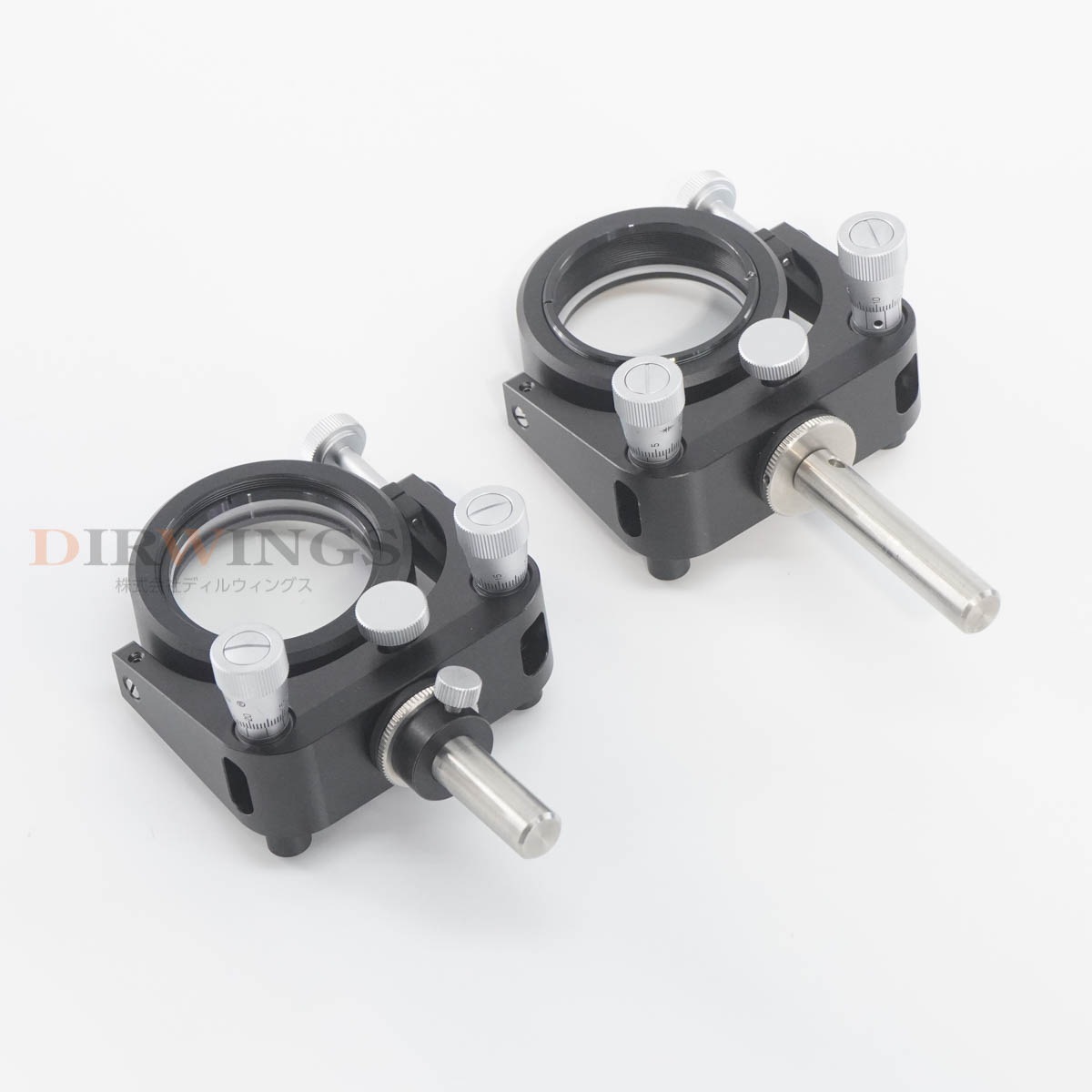 [DW]USED 8���ݾ� 2�ĥ��å� OptoSigma MHAN-50M SIGMA KOKI Gimbal Mirror Holder ����Х뼰�ߥ顼�ۥ���� [06952-0051]