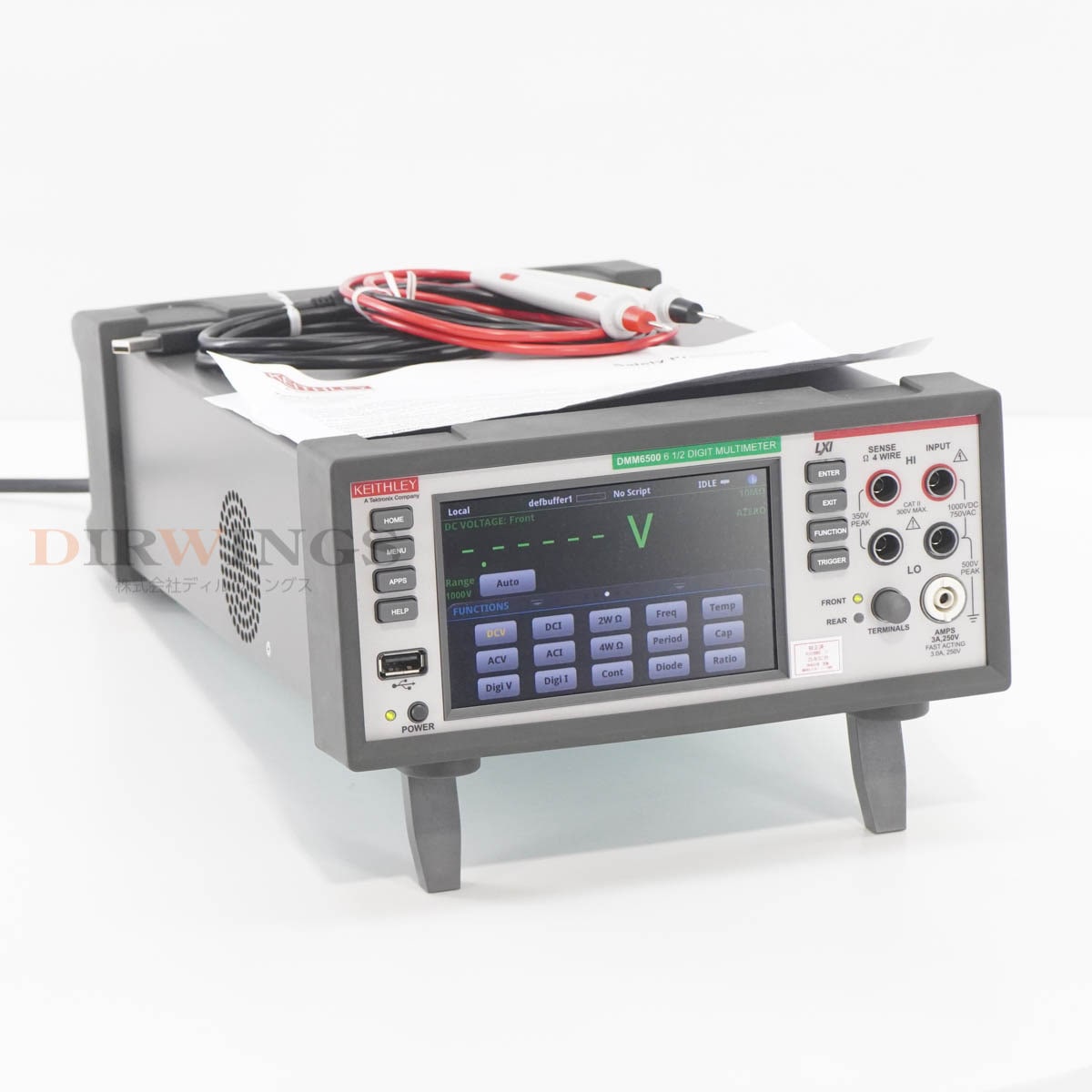 [DW]USED 8���ݾ� ����2025ǯ7��ޤ�ͭ�� KEITHLEY DMM6500 6 1/2 DIGIT MULTIMETER 6.5�� �ǥ�����ޥ���᡼���� ���å�...[06912-0216]