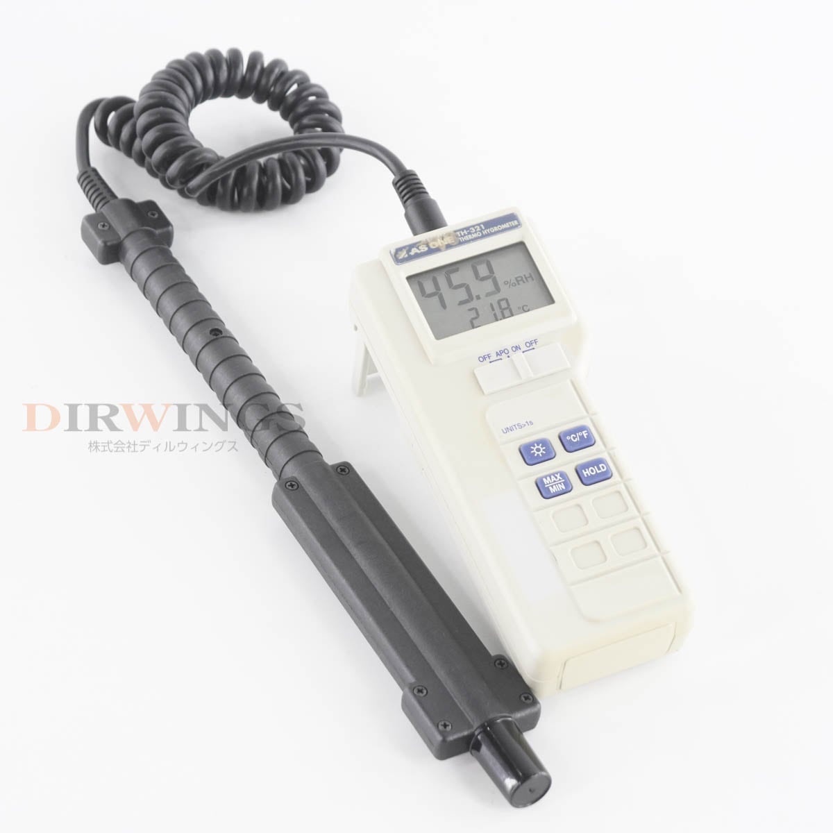 [JB]USED �ݾڤʤ� AS ONE TH-321 THERMO HYGROMETER �ǥ����벹���ٷ� [06903-0006]