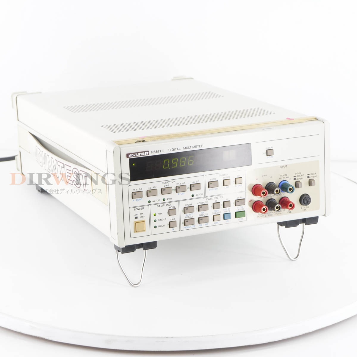 [DW]USED 8���ݾ� ADVANTEST R6871E DMM DIGITAL MULTIMETER �ǥ�����ޥ���᡼���� [06935-0001]