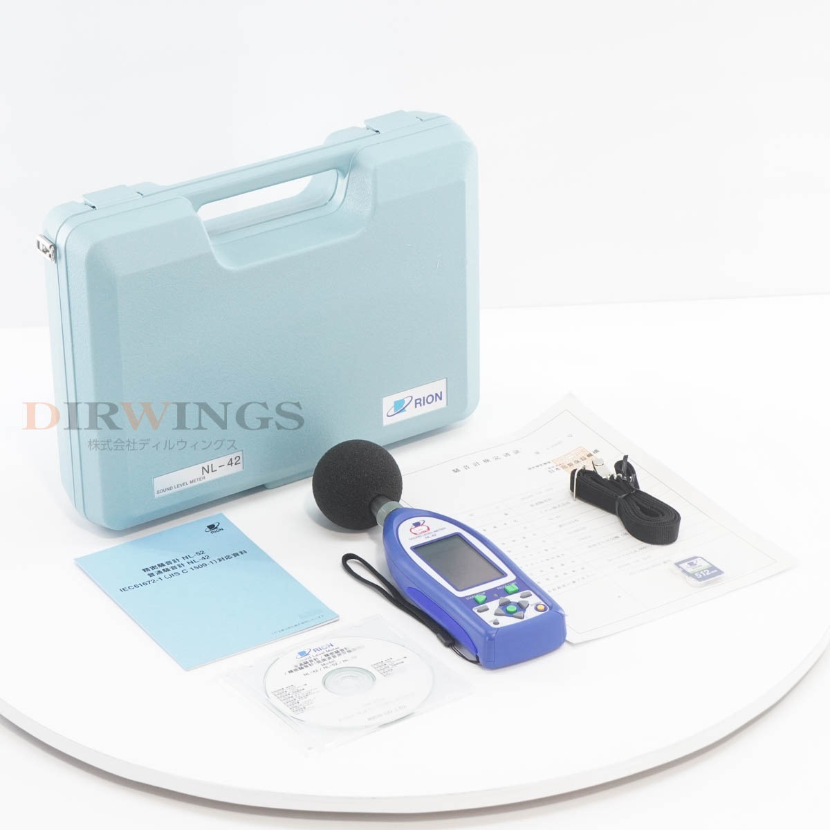 [DW]USED 8���ݾ� ����2029ǯ1��ޤ�ͭ�� RION NL-42 NL-42EX SOUND LEVEL METER ���������� ������ɥ�٥�᡼���� UC-52...[06980-0371]
