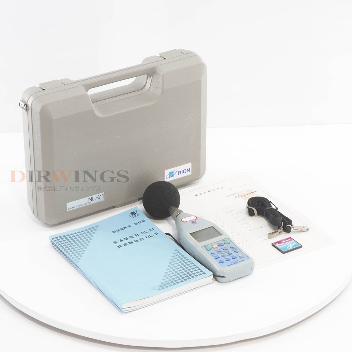[DW]USED 8���ݾ� ����2026ǯ1��ޤ�ͭ�� RION NL-21 SOUND LEVEL METER ���������� ������ɥ�٥�᡼���� UC-52 NH-21 M...[06980-0366]