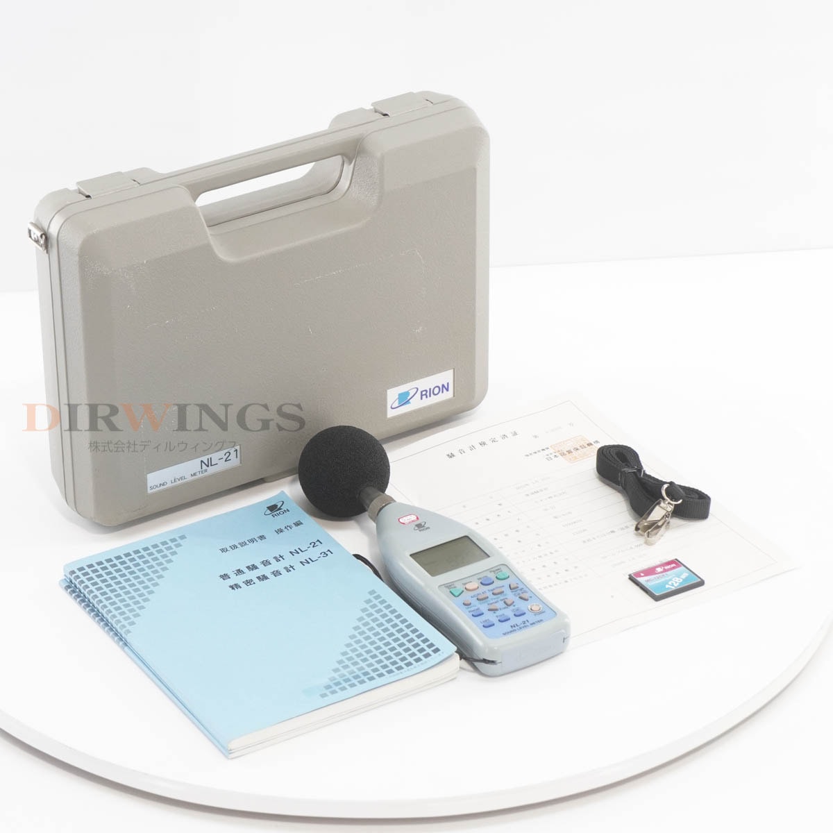 [DW]USED 8���ݾ� ����2026ǯ1��ޤ�ͭ�� RION NL-21 SOUND LEVEL METER ���������� ������ɥ�٥�᡼���� UC-52 NH-21 M...[06980-0365]