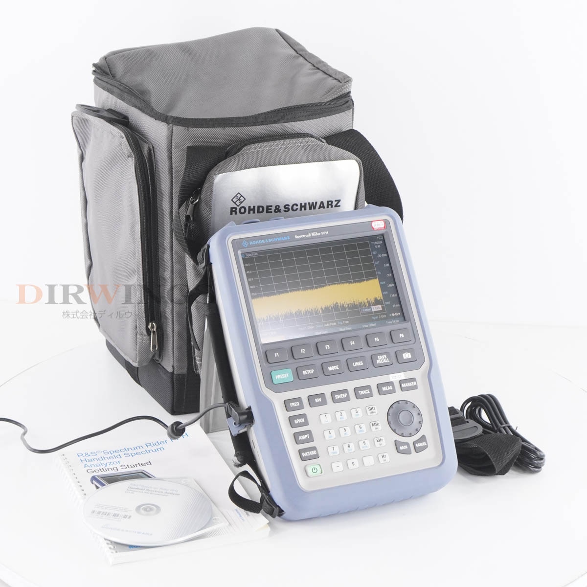 [DW]USED 8���ݾ� 01/2022CAL Rohde & Schwarz Spectrum Rider FPH Model 02 ���ڥ��� Handheld Spectrum Analyzer �ϥ��...[06980-0038]