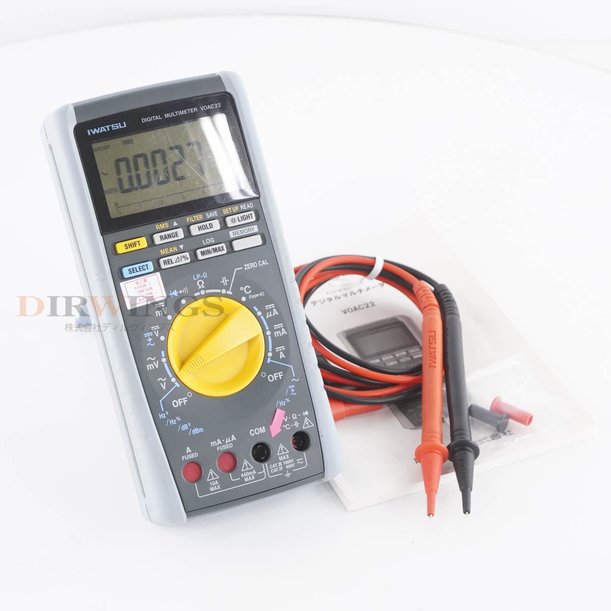 [JB]USED �ݾڤʤ� IWATSU VOAC22 DMM DIGITAL MULTIMETER �ǥ�����ޥ���᡼���� �谷������ [06912-0413]